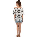 Polka Dot  Svg Off Shoulder Short Sleeve Top View2