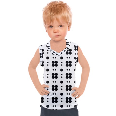 Polka Dot  Svg Kids  Sport Tank Top by 8989