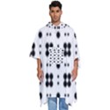 Polka Dot  Svg Men s Hooded Rain Ponchos View1