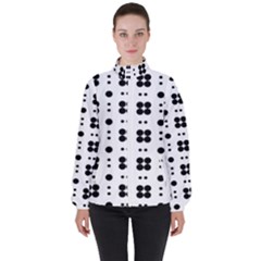 Polka Dot  Svg Women s High Neck Windbreaker by 8989