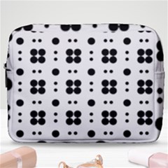 Polka Dot  Svg Make Up Pouch (large) by 8989