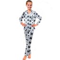 Polka Dot  Svg Kid s Satin Long Sleeve Pajamas Set View1