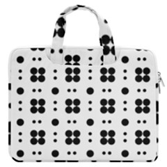 Polka Dot  Svg Macbook Pro 16  Double Pocket Laptop Bag  by 8989