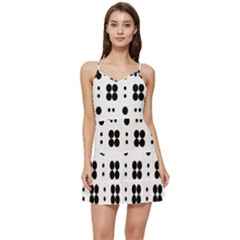 Polka Dot  Svg Short Frill Dress