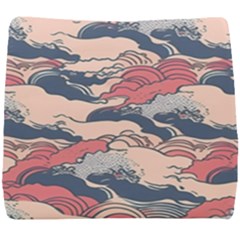 Waves Ocean Sea Water Pattern Rough Seas Seat Cushion by Ravend