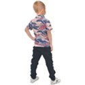 Waves Ocean Sea Water Pattern Rough Seas Kids  Polo Tee View2