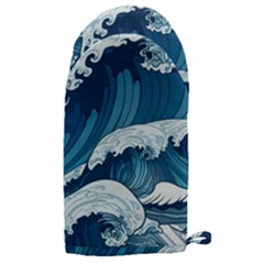 Waves Ocean Sea Pattern Water Tsunami Rough Seas Microwave Oven Glove