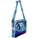 Waves Ocean Sea Tsunami Nautical Nature Water Cross Body Office Bag View2