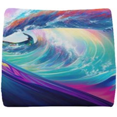 Waves Ocean Sea Tsunami Nautical Nature Water Seat Cushion by Ravend