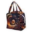 Ai Generated Swirl Space Design Fractal Light Abstract Boxy Hand Bag View2