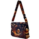 Ai Generated Swirl Space Design Fractal Light Abstract Full Print Messenger Bag (L) View2