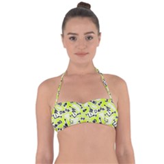 Background Pattern Graphic Beautiful Wallpaper Art Halter Bandeau Bikini Top by Ravend