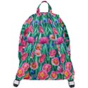 Blossom-filled Watercolor Flowers The Plain Backpack View3