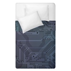 Circuit Board Circuits Mother Board Computer Chip Duvet Cover Double Side (single Size) by Ravend