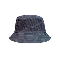 Circuit Board Circuits Mother Board Computer Chip Bucket Hat (kids) by Ravend