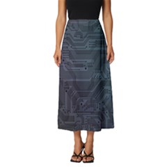 Circuit Board Circuits Mother Board Computer Chip Classic Midi Chiffon Skirt