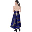 Art Pattern Design Background Graphic Tie Back Maxi Dress View2