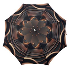 Ai Generated Swirl Space Design Fractal Light Art Straight Umbrellas by Ravend