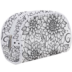 Flowers Template Line Art Pattern Coloring Page Make Up Case (large) by Ravend