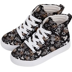 Background Pattern Graphic Beautiful Wallpaper Kids  Hi-top Skate Sneakers by Ravend