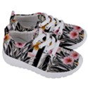 Assorted Watercolor Flowers Kids  Lightweight Sports Shoes View3