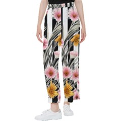 Assorted Watercolor Flowers Women s Pants  by GardenOfOphir