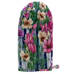 Big And Bright Watercolor Flowers Microwave Oven Glove by GardenOfOphir