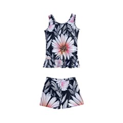 Bountiful Blossoms Kids  Boyleg Swimsuit