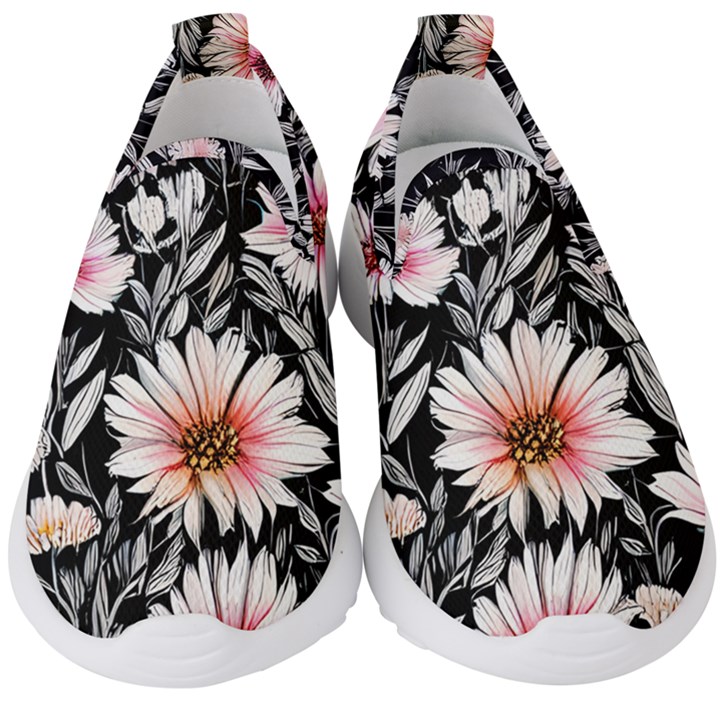 Bountiful Blossoms Kids  Slip On Sneakers