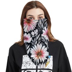 Bountiful Blossoms Face Covering Bandana (triangle) by GardenOfOphir