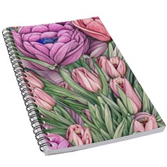 Chic Choice Classic Watercolor Flowers 5 5  X 8 5  Notebook by GardenOfOphir