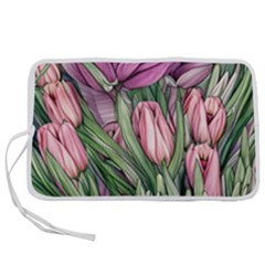 Chic Choice Classic Watercolor Flowers Pen Storage Case (s) by GardenOfOphir