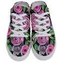 Breathtaking Bright Brilliant Watercolor Flowers Half Slippers View1