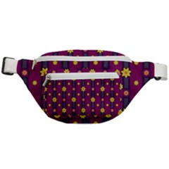 Purple Background Graphic Decor Backdrop Design Art Fanny Pack by Ravend