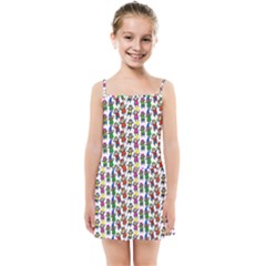 Stickman Kids Doodle Paper Children Group Kids  Summer Sun Dress by Ravend