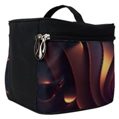 Ai Generated Swirls Space Design Fractal Light 3d Art Pattern Make Up Travel Bag (small) by Ravend