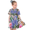 Bountiful Watercolor Flowers Kids  Sailor Dress View1