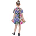 Bountiful Watercolor Flowers Kids  Sailor Dress View2