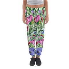 Celestial Watercolor Flower Women s Jogger Sweatpants by GardenOfOphir