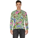 Celestial Watercolor Flower Men s Fleece Sweatshirt View1