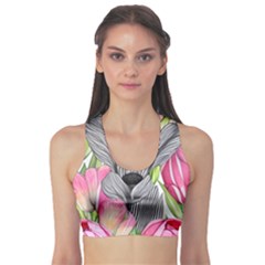 Budding And Captivating Sports Bra by GardenOfOphir