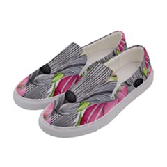 Budding And Captivating Women s Canvas Slip Ons by GardenOfOphir