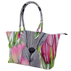 Budding And Captivating Canvas Shoulder Bag by GardenOfOphir