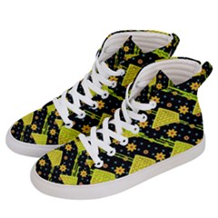 Background Graphic Decor Backdrop Design Art Men s Hi-top Skate Sneakers by Ravend