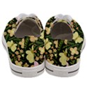 Flowers Rose Blossom Pattern Creative Motif Women s Low Top Canvas Sneakers View4