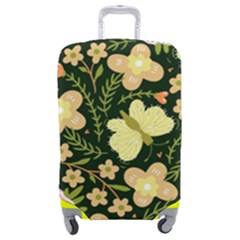 Flowers Rose Blossom Pattern Creative Motif Luggage Cover (medium) by Ravend