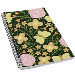 Flowers Rose Blossom Pattern Creative Motif 5 5  X 8 5  Notebook by Ravend