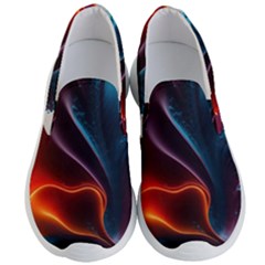 Ai Generated Swirl Splash Blaze Design Art Men s Lightweight Slip Ons by Ravend