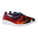 Ai Generated Swirl Splash Blaze Design Art Women s Slip On Sneakers View3