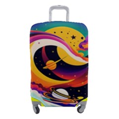 Ai Generated Moon Art Design Graphic Shape Luggage Cover (small) by Ravend